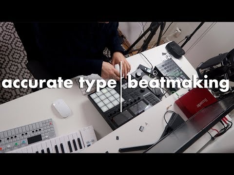 Making an Accurate type beat!! Sampled based beatmaking on Maschine MK3