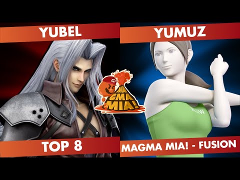 yubel (Sephiroth) vs Yumuz (Wii Fit Trainer) - TOP 8 - MAGMA MIA! - FUSION