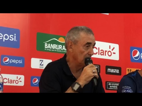 CONFERENCIA D.T. HORACIO CORDERO Y NICHOLAS HAGEN POST JUEGO MUNICIPAL 6  - 1 PETAPA