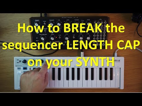 How to break the sequencer length cap on your synth (shown with the Mother-32 and Arturia KeyStep)