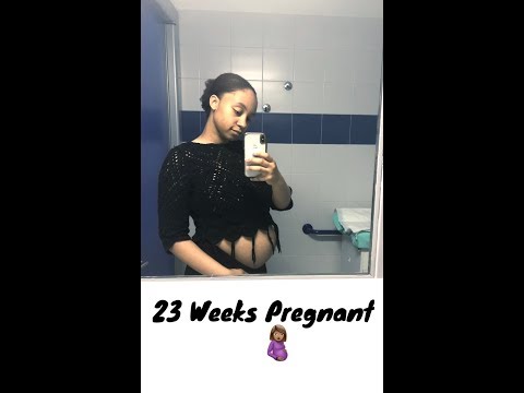 23 Weeks Pregnant | Baby Kicks and Bed Rest Video