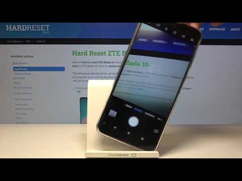 How to Enable / Disable Camera Leveler in ZTE Blade 10?