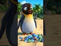 Baby Penguin S Pebble Mishap A Cute Cartoon Adventure