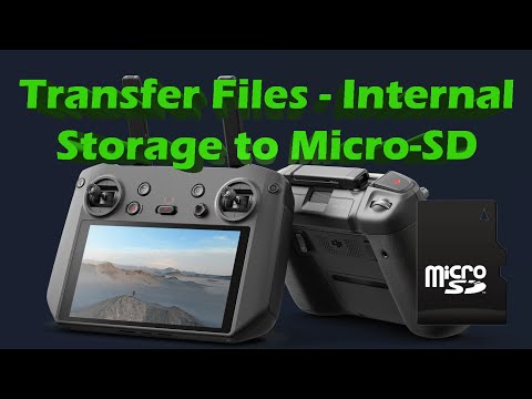 Transferring Files on RC Pro - Internal Storage to SD Card - DJI Mavic 3T 3E Enterprise