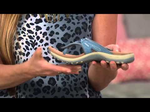 Earth Origins Leather Thong Sandals - Swing with Leah Williams