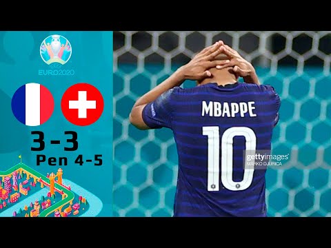 France vs Suisse 3-3 (Pen 4-5 ) Highlights & Goals | EURO 2020