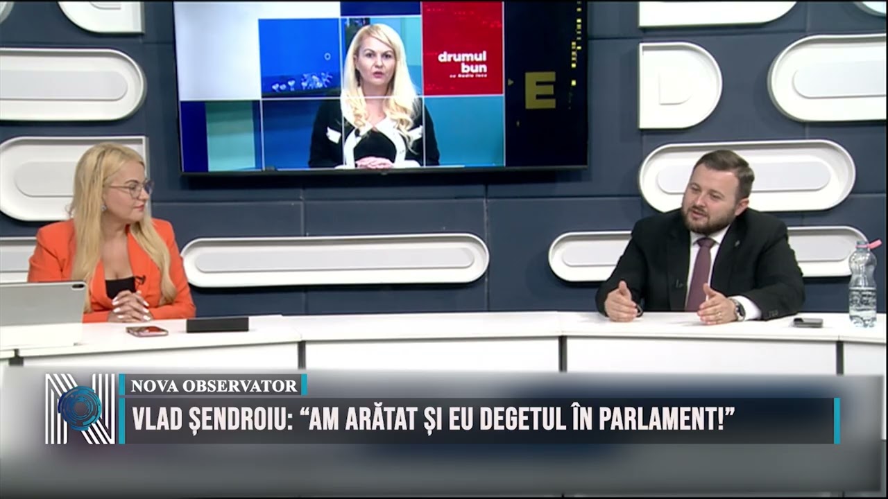 Vlad Șendroiu: “Am arătat și eu degetul în Parlament!”