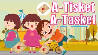 A Tisket A Tasket with lyrics | Sing with little kids | Classic Kids Song | Preschool English