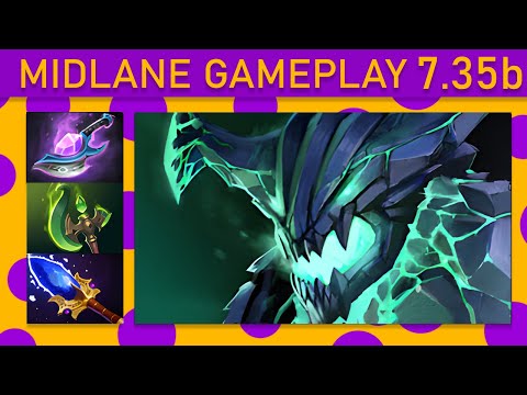 ⭐Outworld Destroyer 15+ Kills! Mid Gameplay 7.35b - Dota 2 Top MMR