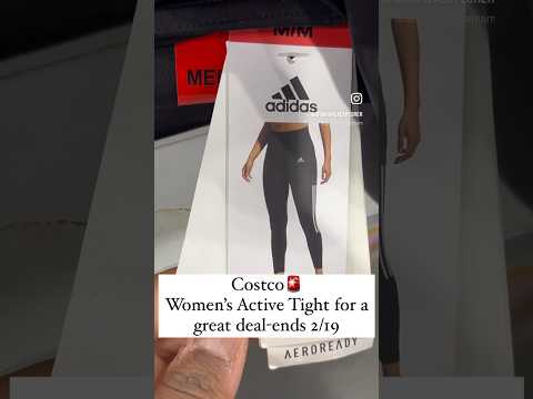 Women&rsquo;s active tight wear adidas #costcodeals #costco #costcobuys #adidas #womenfashion #womenswear