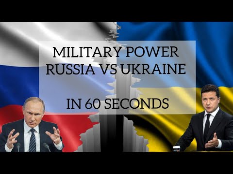MILITARY POWER || RUSSIA VS UKRAINE IN 60 SECONDS