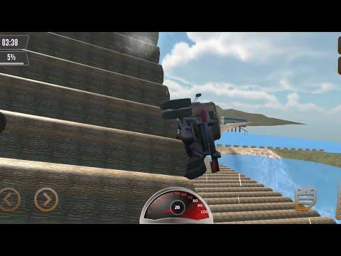 impossible loop bridge stunt track driving Android gameplay 2022 part#9