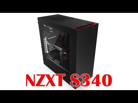 NZXT S340 - BLACK + RED (unboxing) Video