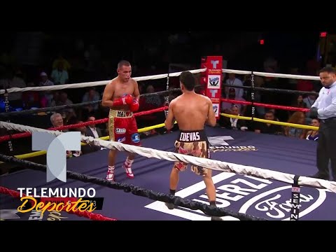 Derrieck Cuevas retiene el título Welter Fedelatin AMB vs. Alberto Beltrán | Boxeo Telemundo
