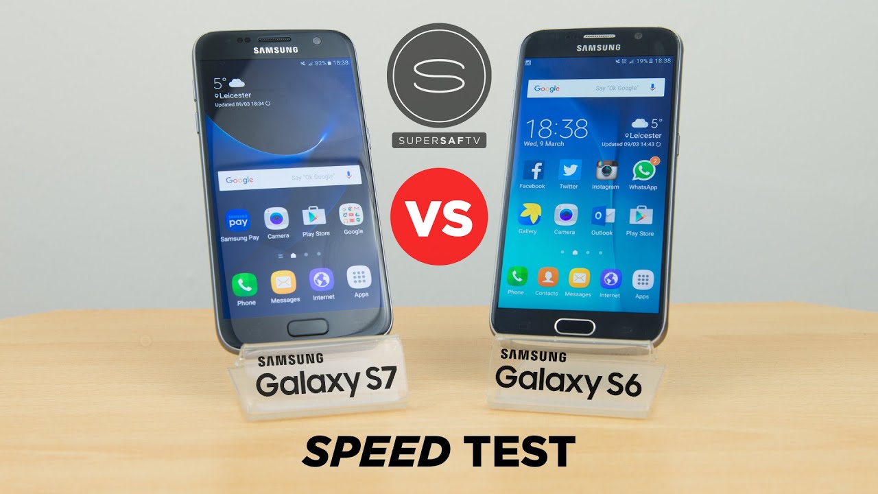 Samsung Galaxy S7 vs Samsung Galaxy S6 - Speed Test