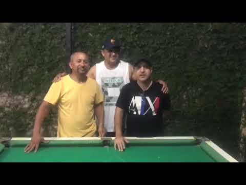 Baianinho de Mauá e Cobrador deixando um recado para os amantes da sinuca