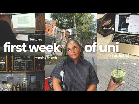 a *realistic* first week of uni vlog ✨💻🎧 final year at King's College London