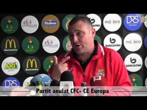 CFC - Europa. Roda de Premsa Toni Carrillo, entrenador CFC.(16/02/14)
