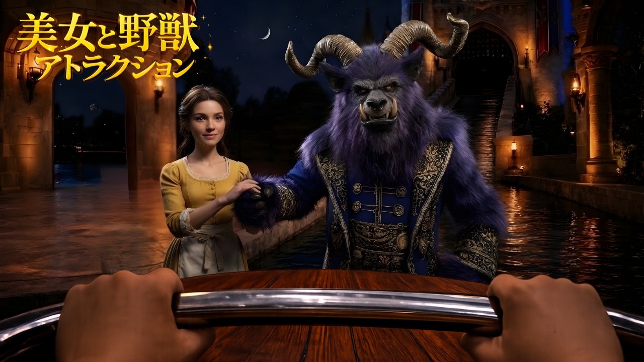 【感動】原作『美女と野獣』の世界へ｜没入型AIアトラクション