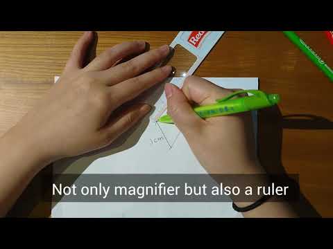 Bookmark Ruler Magnifier -222C