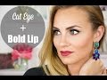 Cat Eye & Bold Lip for Fall | Angela Lanter 