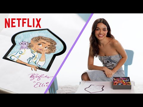 Thumbnail of the video: Rachel Zegler's Coloring Book Interview