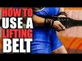How to Use a Lifting Belt
