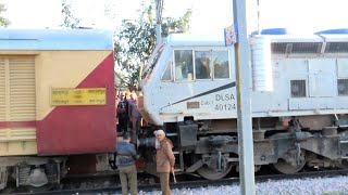 WDP-4D Coupling with ICF Coaches - Shahjhanpur - Sitapur Passenger Special | Indian Railways