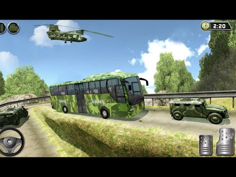 Offroad US Army Transport Prisoners Bus Driving | Prisoners Bus Racing Android GamePlay