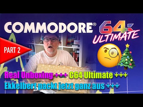 Commodore 64 Ultimate Unboxing Weihnachten German Edition + Part 2