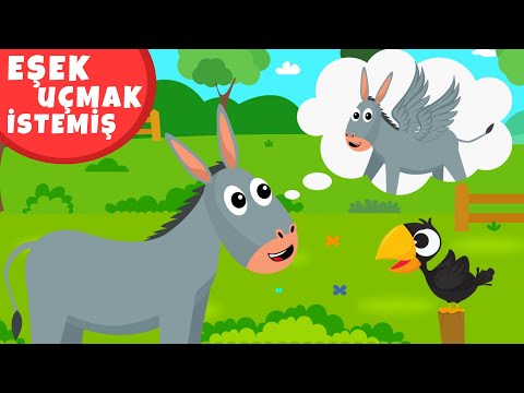 Eşek Uçmak İstemiş - Türkçe Çocuk Şarkıları - Çizgi Film - Tombik Panda