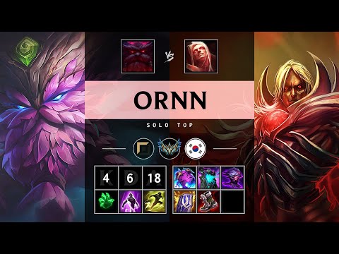 Ornn Top vs Vladimir - KR Challenger Patch 25.18