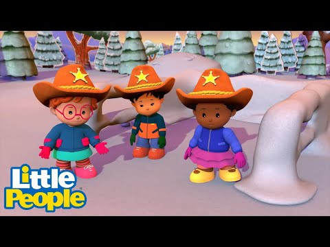 Little People | Tiny Adventures in the Snow ⛄️ | Educational Cartoons | Little People Fisher Price - Kids TV Series, Kingdom Kids Zone - Little People - Fisher Price