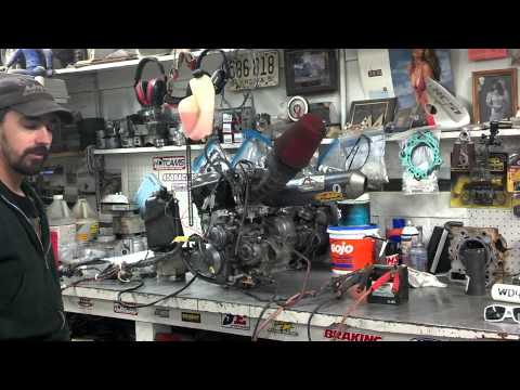 YFZ450 Stroker ENGINE BENCH STARTUP 470CC 450RACERS.COM MILLER ATV & CYCLE