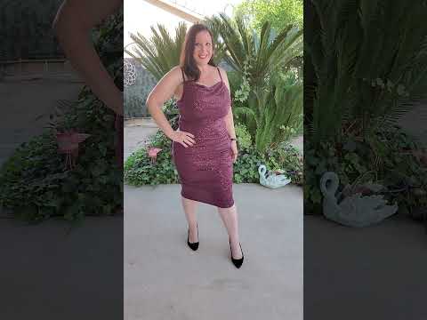 Grace Karin Sexy Sequin Dress Try On