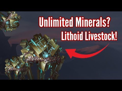 Stellaris | Lithoids as LIVESTOCK - Unlimited Minerals?? Test Playthrough!