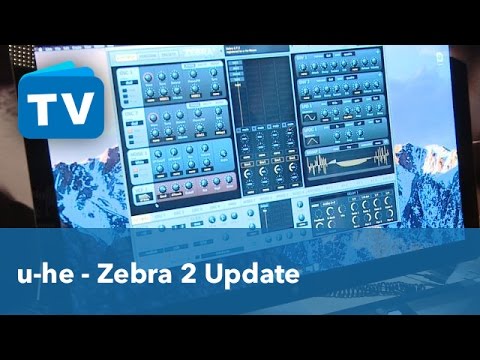 U he Zebra 2 Synthesizer Update - Vorstufe zu Zebra 3 - Superbooth 2017