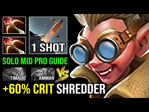 WTF +60% Crit Rate Insane Shredder 1 Shot Mid Snapfire Brutal Hit Like a Truck 7.32 Dota 2