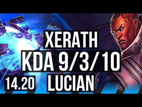 XERATH vs LUCIAN (MID) | 9/3/10 | NA Master | 14.20