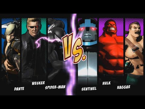 UMVC3 - SETS #3! (SPIDER-MAN/DANTE/WESKER/SENTINEL/HULK/HAGGAR)
