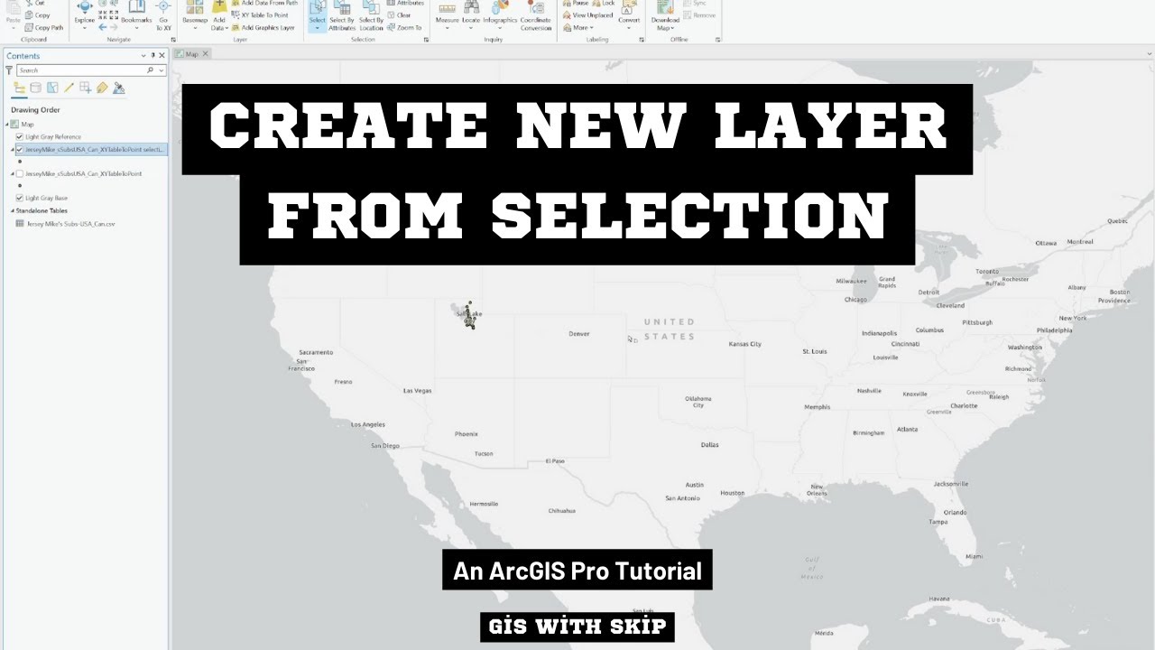 Creating Layer from Selection in ArcGIS Pro