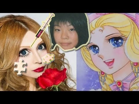 Human doll: Japanese model Vanilla Chamu before and after