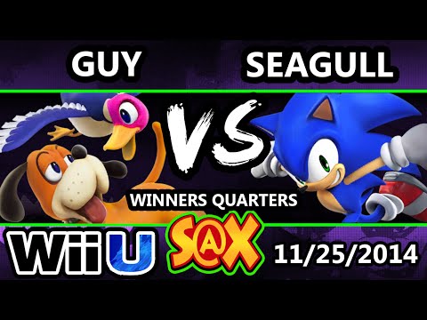 S@X - Guy (Duck Hunt) Vs. VGz | Seagull (Sonic) SSB4 Winners Quarters - Smash 4 Wii U