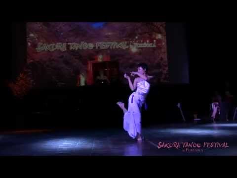 a dance to a nontraditional song at Sakura Tango Festival in 2015