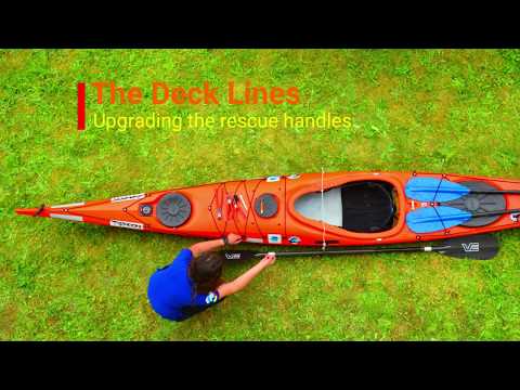 NORTHSEAKAYAK - The Deck Lines / Upgrading the Rescue Handles
