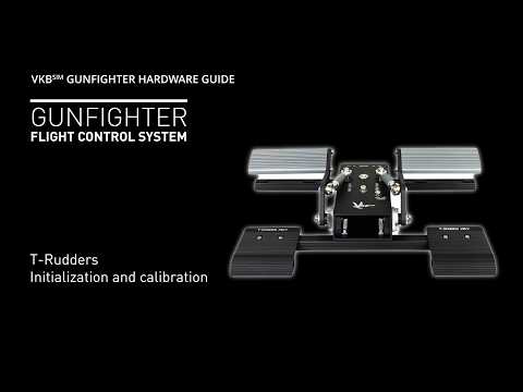 T-Rudders: flashing and calibration