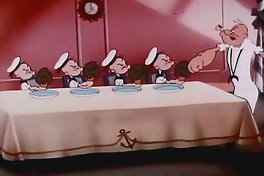 Popeye – Greek Mirthology (1954)
