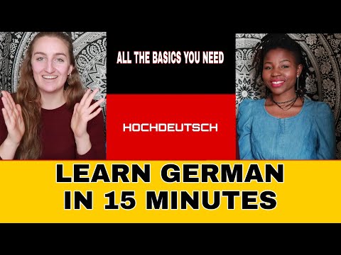 Learn German in 15 minutes. ALL the Basics You Need