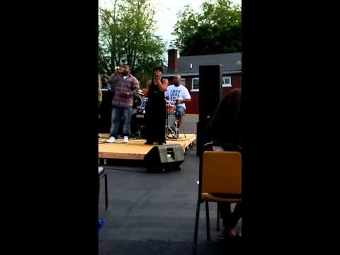 the troops !!!!! tj green on drums