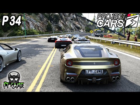 Project CARS 3 Ferrari F12tdf /CAREER P34 | Thrustmaster, TH8A [4K 60fps]
